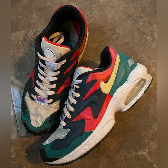 Nike Mens Air Max2 Light SP Habenero Red/Armory Navy BV1359-600 main image 7
